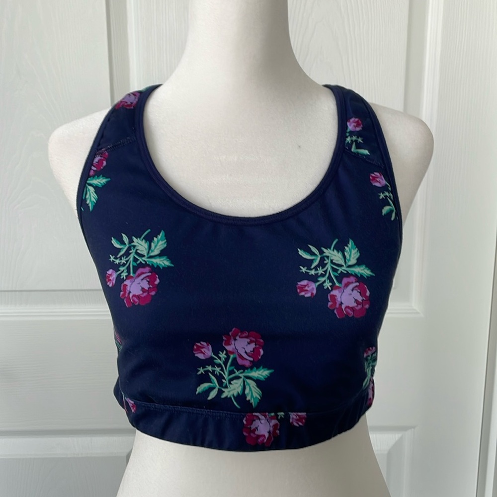 Old Navy Floral Racerback Sports Bra
